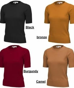 Mak Classic Short Sleeved Crew Sweater | Pinup Girl Under $60 15 Mak Classic Short Sleeved Crew Sweater | Pinup Girl Under $60