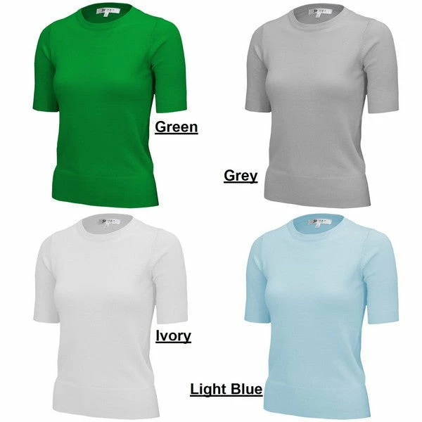 Mak Classic Short Sleeved Crew Sweater | Pinup Girl Under $60 7 Mak Classic Short Sleeved Crew Sweater | Pinup Girl Under $60