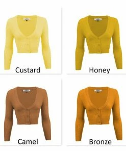 Mak Classic Pinup Button Up Cropped Cardigan | Pinup Girl Classics