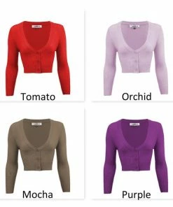 Mak Classic Pinup Button Up Cropped Cardigan | Pinup Girl Classics