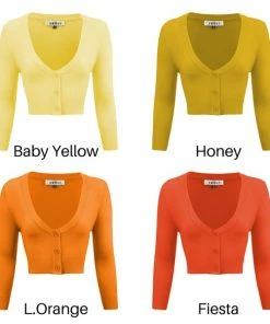 Mak Classic Pinup Button Up Cropped Cardigan In Plus | Pinup Girl Classics