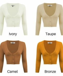 Mak Classic Pinup Button Up Cropped Cardigan In Plus | Pinup Girl Classics