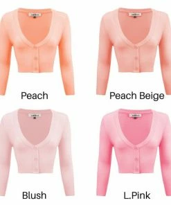 Mak Classic Pinup Button Up Cropped Cardigan In Plus | Pinup Girl Classics