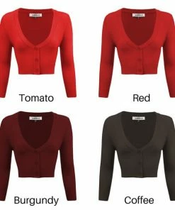 Mak Classic Pinup Button Up Cropped Cardigan In Plus | Pinup Girl Classics