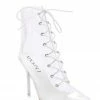 Pinup Girl Clothing Final Sale - The Clear Choice Boot In White