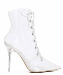 Pinup Girl Clothing Final Sale - The Clear Choice Boot In White Shop All In-Stock Items By Size