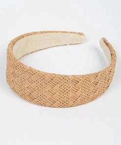 H&D Accessories What's New, Pussycat? Summer Sun Faux Straw Headband