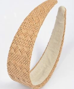 H&D Accessories What's New, Pussycat? Summer Sun Faux Straw Headband