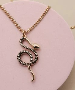 Wall To Wall What's New, Pussycat? Quite The Charmer Snake Necklace