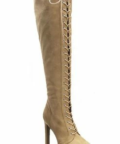 Victoria Fashion Desert Edge Suede Boots In Tan What's New, Pussycat?