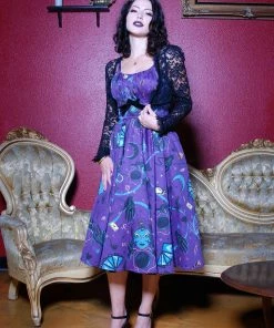 Shop All In-Stock Items By Size Final Sale - Goth Glamour | Gothic Lace Bolero In Black | Pinup Couture