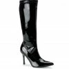 Pleaser I’m In Lust Knee High Stiletto Boots In Black Stretch Faux Patent Shop All In-Stock Items By Size 1 Pleaser I’m In Lust Knee High Stiletto Boots In Black Stretch Faux Patent Shop All In-Stock Items By Size