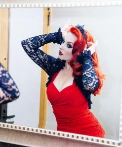 Loschy Designs Arya Tiara In Black