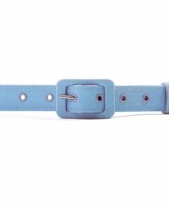 What's New, Pussycat? 1 Inch Grommet Belt In Sky Blue | Pinup Girl Clothing