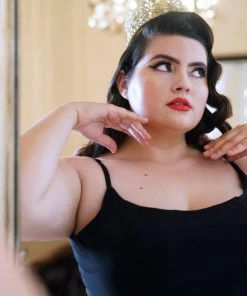 Mary Elizabeth Gold Lace Crown | Scarlet Harlow