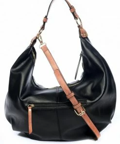 Catherine K On The Move Vegan Leather Purse In Black