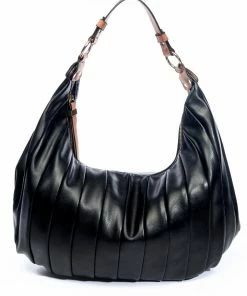Catherine K On The Move Vegan Leather Purse In Black