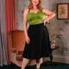 Pinup Couture Shop All In-Stock Items By Size Final Sale - Trixie Top In Olive | Laura Byrnes