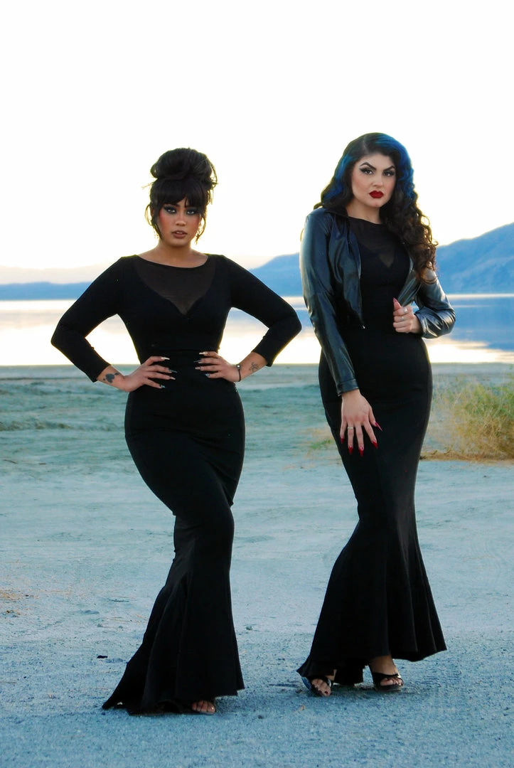 Theodora Gown In Black Ponte De Roma | Deadly Dames What's New, Pussycat? 5 Theodora Gown In Black Ponte De Roma | Deadly Dames What's New, Pussycat?