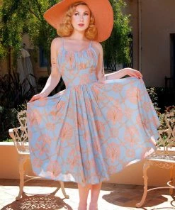 LBHM Shop All In-Stock Items By Size Final Sale - Ella Vintage Style Sun Dress In Take Me To Versailles | Laura Byrnes & Hope Morrison