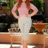 LBHM Shop All In-Stock Items By Size Final Sale - Mina Capris In Sage Gingham Cotton Sateen | Laura Byrnes & Hope Johnstun