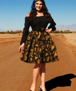 LBHM Long Jun Skirt In Stregheria Sateen | Laura Byrnes & Hope Johnstun