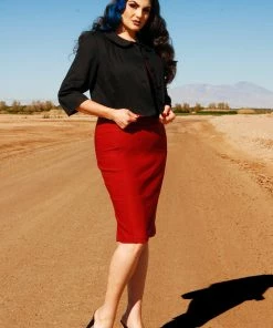 The Little Jun 60's Style Jacket In Black Twill | Laura Byrnes Design What's New, Pussycat?