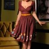 Pinup Couture OYS - Paige Swing Dress In Hanging Lamps Print By Anna Haddock | L84