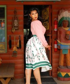 Laura Byrnes Design Final Sale - Sylvie Long Sleeve Peasant Top In Light Pink Crepe | Laura Byrnes Shop All In-Stock Items By Size