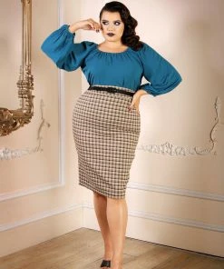 Laura Byrnes Design Shop All In-Stock Items By Size Final Sale - Sylvie Long Sleeve Flowy Peasant Top In Peacock | Laura Byrnes