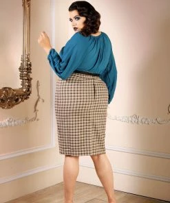 Laura Byrnes Design Shop All In-Stock Items By Size Final Sale - Sylvie Long Sleeve Flowy Peasant Top In Peacock | Laura Byrnes