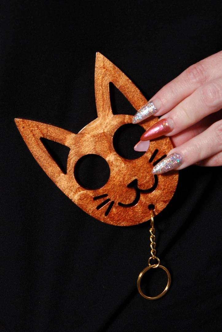 Koasted Copper Buttercup Resin Keychain 4 Koasted Copper Buttercup Resin Keychain