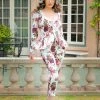 Laura Byrnes Design Final Sale - Mariette Peplum Jacket In Bella Roses Print Gabardine | Laura Byrnes