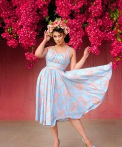 LBHM Shop All In-Stock Items By Size Final Sale - Ella Vintage Style Sun Dress In Take Me To Versailles | Laura Byrnes & Hope Morrison