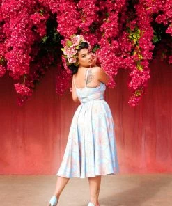 LBHM Final Sale - Ella Vintage Style Sun Dress In Take Me To Versailles | Laura Byrnes & Hope Morrison