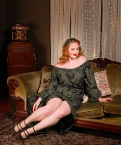 LBHM Shop All In-Stock Items By Size Final Sale - Sylvie Long Sleeve Peasant Top In Garden Of Eden Snake Print | Laura Byrnes & Hope Morrison