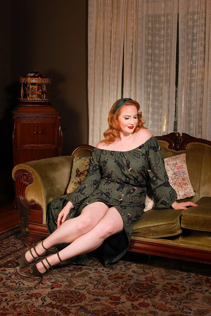 LBHM Selene Button Front Midi Skirt In Garden Of Eden Snake Print | Laura Byrnes & Hope Morrison 11 LBHM Selene Button Front Midi Skirt In Garden Of Eden Snake Print | Laura Byrnes & Hope Morrison