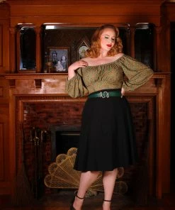 LBHM Final Sale - Swann Long Sleeve Peasant Top In Gold Medallions | Laura Byrnes & Hope Morrison Shop All In-Stock Items By Size