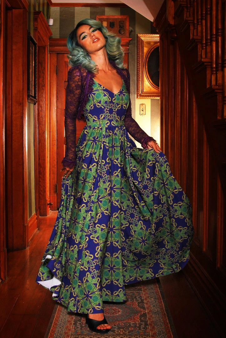 Final Sale - Gothic Glamour | Gothic Lace Bolero In Purple | Pinup Couture 4 Final Sale - Gothic Glamour | Gothic Lace Bolero In Purple | Pinup Couture