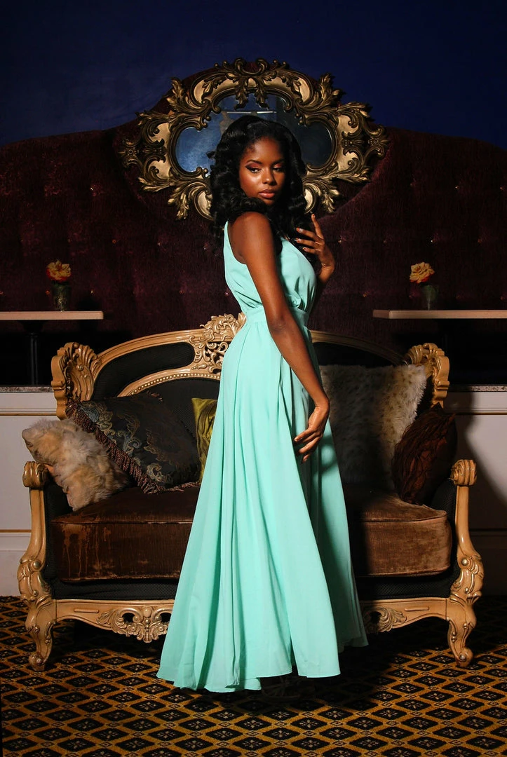 Laura Byrnes Design Final Sale - Maybelle Vintage 70's Maxi Dress In Solid Mint | Laura Byrnes Shop All In-Stock Items By Size 7 Laura Byrnes Design Final Sale - Maybelle Vintage 70's Maxi Dress In Solid Mint | Laura Byrnes Shop All In-Stock Items By Size