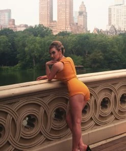 Edie Playsuit In Mustard Stretch Gabardine | Laura Byrnes Design What's New, Pussycat? 9 Edie Playsuit In Mustard Stretch Gabardine | Laura Byrnes Design What's New, Pussycat?