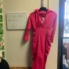 Pinup Girl Clothing Shop All In-Stock Items By Size OYS - Pink Ponte Collared Wiggle Dress - L67