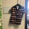 Pinup Girl Clothing OYS - Unisex Buttondown Shirt In Halloween Harlequin - L68 Shop All In-Stock Items By Size