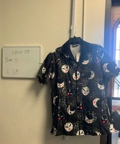 Pinup Girl Clothing OYS - Unisex Top In Moon Maidens Print - L69 Shop All In-Stock Items By Size