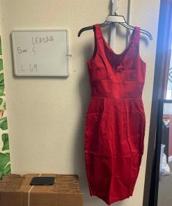 Pinup Girl Clothing OYS - Leanna Dress In Red - L69 Shop All In-Stock Items By Size