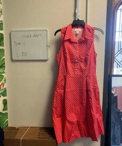 Pinup Girl Clothing OYS - Polkadot Golightly Shirtwaist Dress - L70