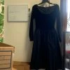 Pinup Girl Clothing Shop All In-Stock Items By Size OYS - Sample Black Swing Dress - L77