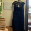 Pinup Girl Clothing Shop All In-Stock Items By Size OYS - Black Bengaline Wiggle Dress With Lace Detail - L77