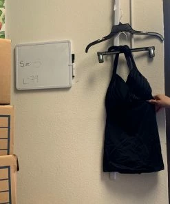 Pinup Girl Clothing OYS - Bombshell Halter Swimsuit In Black - L79