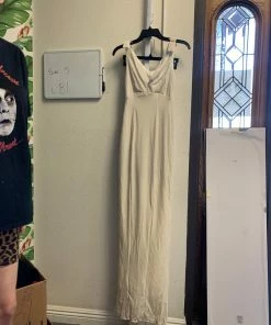 Pinup Girl Clothing OYS - Gilda Gown In Ivory Velvet - L81